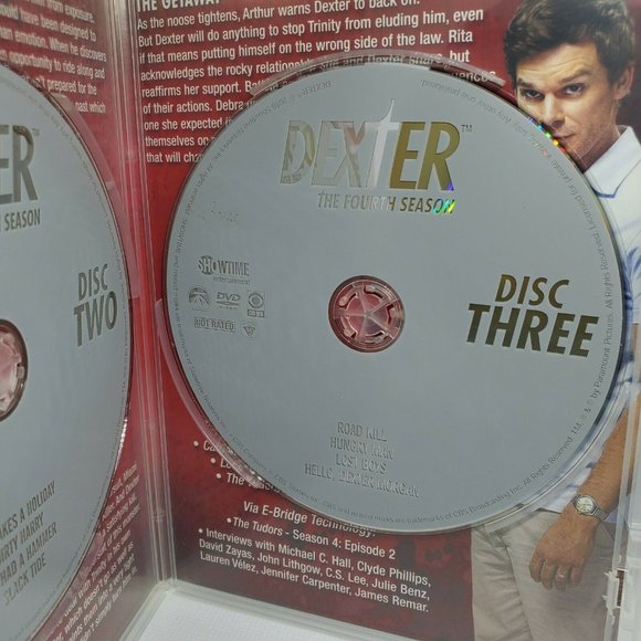 Dexter The Fourth Season Disc 2 & 3 In 3 And 4 Case No Scratches Clean - Picture 6 of 8